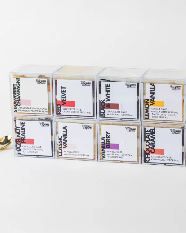 Buttrcream Cakes shipped tasting flavor assortment